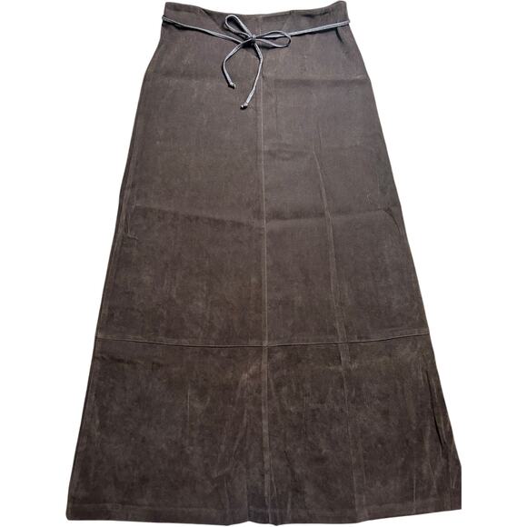 Reference Vintage Y2K Brown Panel Maxi Skirt - Picture 1 of 5